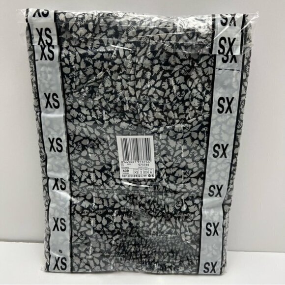 Mango - Women's Printed Long Sleeve Short Dress - Black/White. Size: 2 (US). NWT - Picture 2 of 12